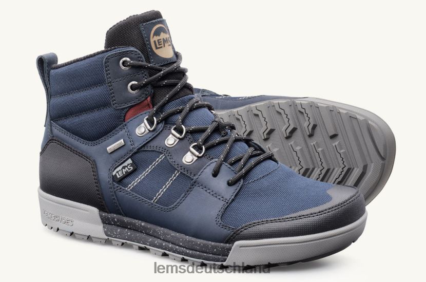 rj44bp115_lems_outlander_wasserdichter_stiefel_schuhe_frauen_blauer_stahl.jpg RJ44BP115 Lems Outlander wasserdichter Stiefel Schuhe Frauen blauer Stahl - Image 1