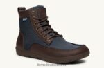 RJ44BP119 Lems Boulderstiefel Nylon Schuhe Frauen Navy Stout - Image 5