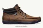 RJ44BP124 Lems Boulder-Stiefel aus mittelhohem Leder Schuhe Frauen Umber - Image 3