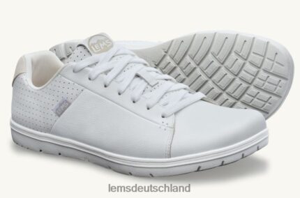 RJ44BP37 Lems kourt Schuhe Männer Whiteout