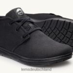 RJ44BP38 Lems Chukka-Leinwand Schuhe Männer Blackout