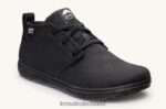 RJ44BP38 Lems Chukka-Leinwand Schuhe Männer Blackout - Image 5
