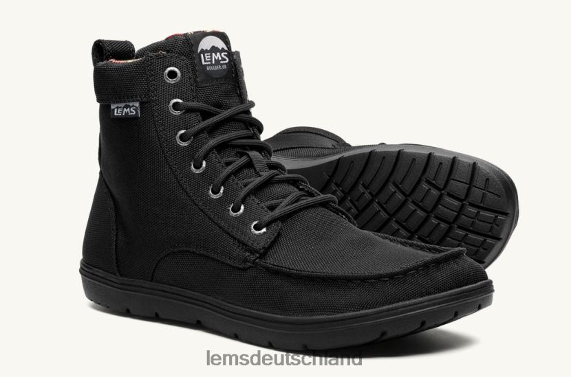 rj44bp60_lems_boulderstiefel_nylon_schuhe_maenner_schwarz_vegan.jpg RJ44BP60 Lems Boulderstiefel Nylon Schuhe Männer schwarz (vegan) - Image 1